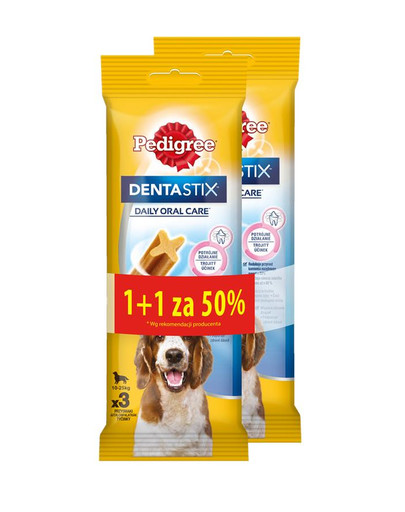 DentaStix (średnie rasy) przysmak dentystyczny dla psów 18x77g