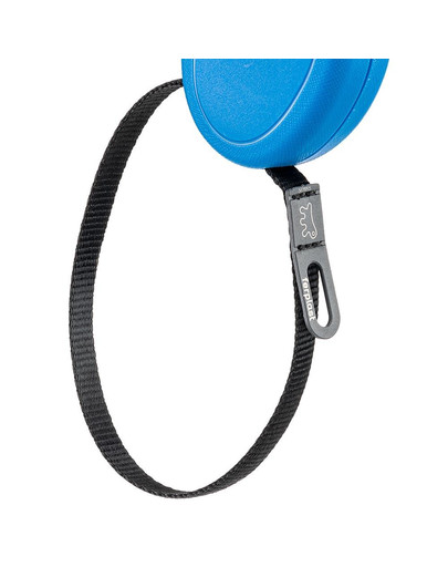 Flippy One Cord Mini Smycz automatyczna Linka 3 m Niebieski