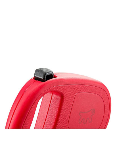 Flippy One Cord M Smycz automatyczna Linka 5 m Czerwony