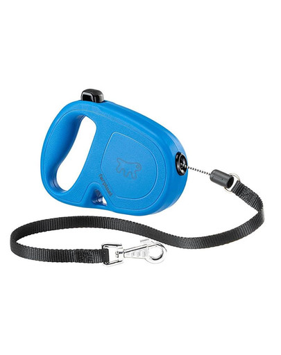 Flippy One Cord M Smycz automatyczna Linka 5 m Niebieski