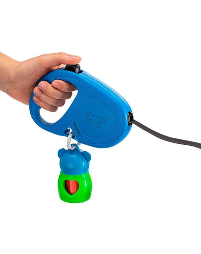 Flippy One Tape M Smycz automatyczna Taśma 5 m Niebieski