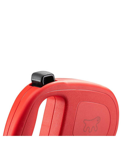 Flippy One Cord L Smycz automatyczna Linka 5 m Czerwony