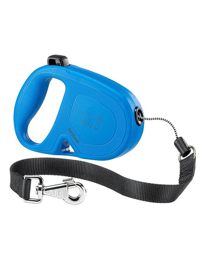 Flippy One Cord L Smycz automatyczna Linka 5 m Niebieski