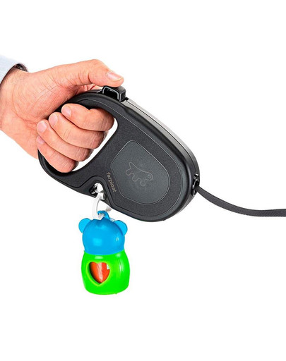 Flippy One Tape L Smycz automatyczna Taśma 5 m Czarny