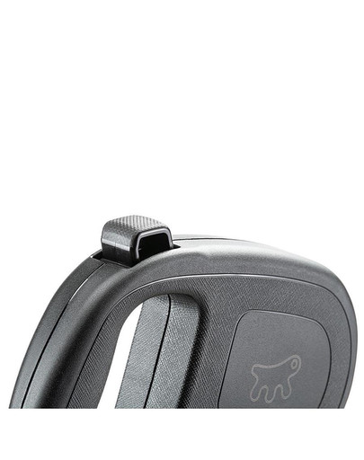 Flippy One Tape L Smycz automatyczna Taśma 5 m Czarny