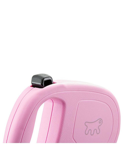 Flippy One Tape S Smycz automatyczna Taśma 4 m Różowy