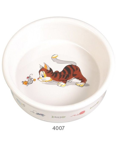 Miska ceramiczna dla kota z motywem