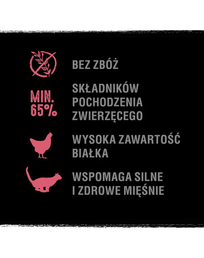 saszetka 24 x 85g - pasztet z łososiem i kurczakiem (pełnoporcjowa mokra karma bezzbożowa dla dorosłych kotów)