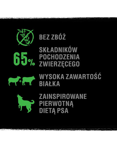 puszka 400g - pasztet z jagnięciną i wołowiną (pełnoporcjowa mokra karma bezzbożowa dla dorosłych psów)