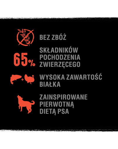 puszka 24 x 400g - pasztet z łososiem i indykiem (pełnoporcjowa mokra karma bezzbożowa dla dorosłych psów)