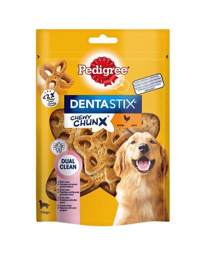 Dentastix Chewy ChunX Maxi 5 x 68g – dentystyczne przysmaki dla dorosłego psa ras średnich i dużych