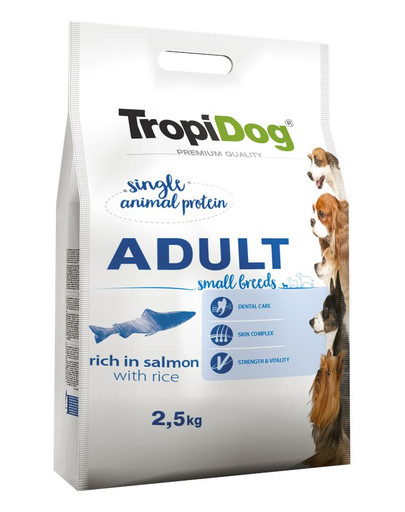 Premium Adult S Salmon&Rice 2,5 kg sucha karma dla psów małych ras Łosoś i ryż