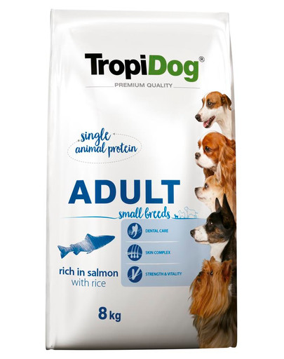 Premium Adult S Salmon&Rice 8 kg sucha karma dla psów małych ras Łosoś i ryż