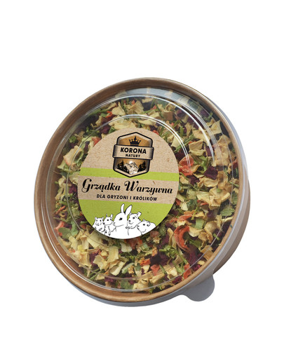 Korona Natury Przysmak dla gryzoni i królików – Grządka Warzywna 150g