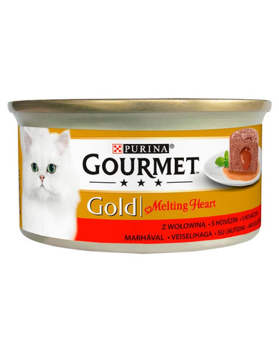 Gold Melting Heart Wołowina 85g mokra karma dla kotów