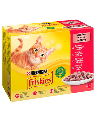 Mix mięsny Mulipack 12x85g mokra karma dla kota