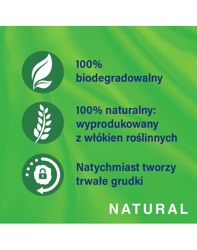 Natural 8l zbrylający żwirek dla kota