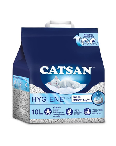 Hygiene Plus 10l naturalny żwirek dla kota