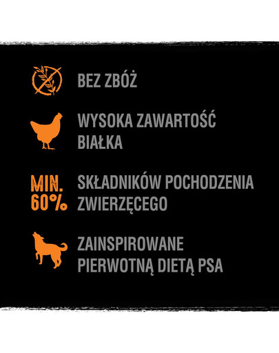 sucha karma 7kg z indykiem i kurczakiem (pełnoporcjowa karma bezzbożowa dla dorosłych psów)