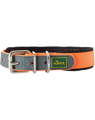 Convenience Comfort Obroża rozm. S-M (45) 32-40/2cm pomarańczowy neon