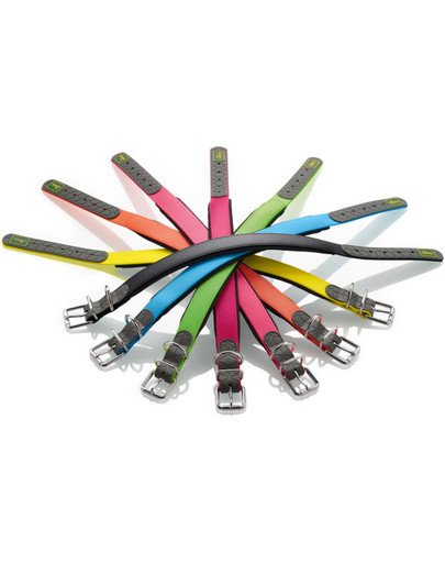 Convenience Comfort Obroża rozm. M (50) 37-45/2,5cm różowy neon