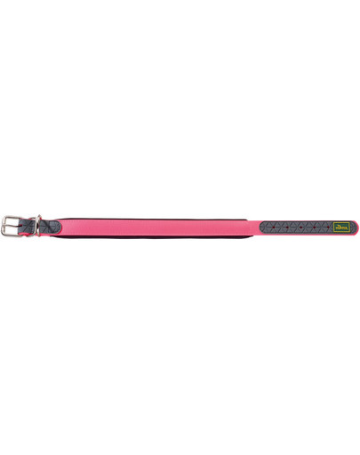 Convenience Comfort Obroża rozm. M-L (55) 42-50/2,5cm różowy neon