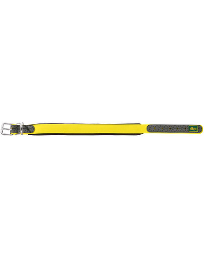 Convenience Comfort Obroża rozm. L-XL (65) 52-60/2,5cm żółty neon