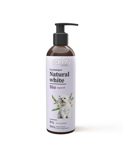 Natural White 250 ml szampon podkreślający jasny kolor sierści