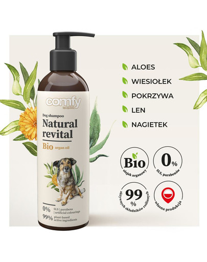 Natural Revital 250 ml szampon regenerujący dla psów