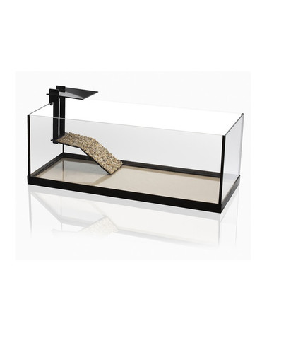 Aquaterrarium 60 cm akwarium wodno-lądowe