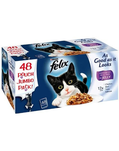 Agail jelly mix smaków w galaretce 44 x 85 g