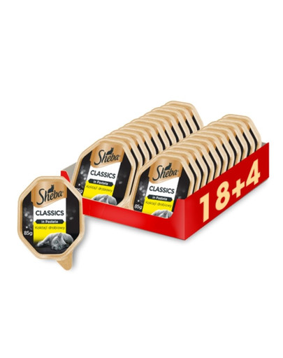 Classics in Pastete Koktajl Drobiowy 22 x 85g (18 + 4 gratis)