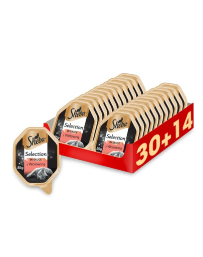 Selection in Sauce z Wołowiną 44 x 85g (30 + 14 gratis)