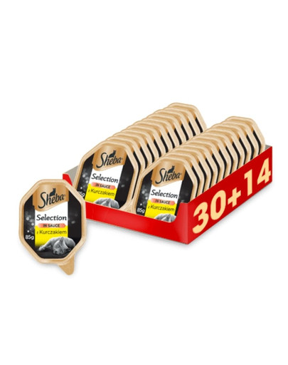 Selection in Sauce z Kurczakiem 44 x 85g (30 + 14 gratis)