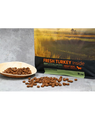 Turkey with Vegetables Recipe 100 g Karma dla psów ras małych Indyk i warzywa