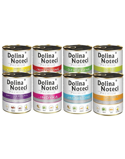 DOLINA NOTECI Premium Mix smaków 20x800g bez ryb