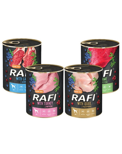 RAFI Premium Mix smaków 12x800g