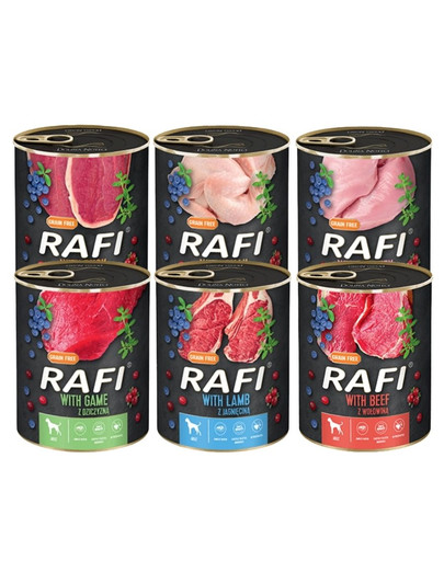 Rafi Premium Mix smaków 24x800g