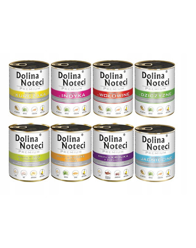 DOLINA NOTECI Premium Mix smaków 30x800g bez ryb