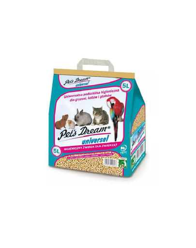 Pet’s Dream Universal Żwirek drewniany pellet 5 l