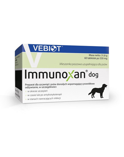 Immunoxan dog 60 tab. suplement immunostymulując dla psów