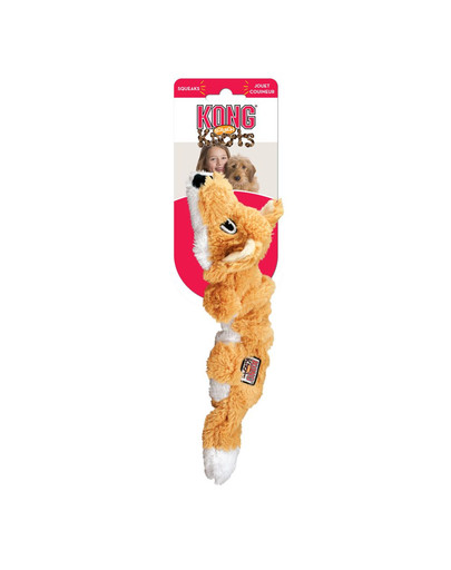 Knots Scrunch Fox zabawka dla psa lis S/M