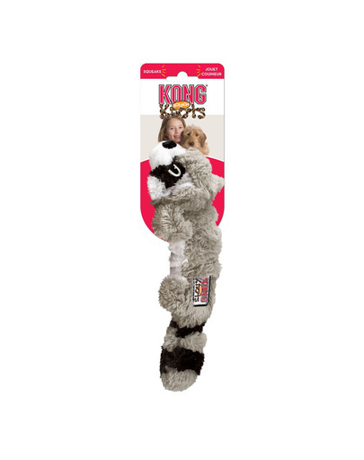 Knots Scrunch Raccoon zabawka dla psa szop S/M
