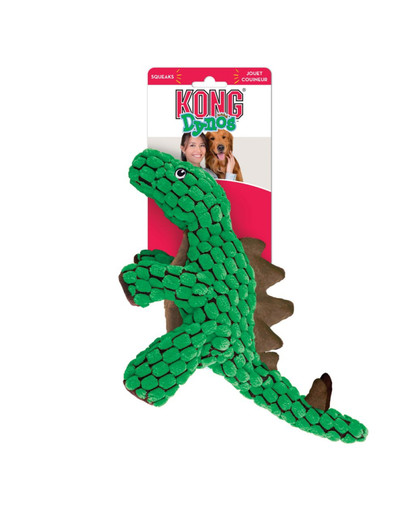 Dynos Stegosaurus Green zabawka dla psa dinozaur L