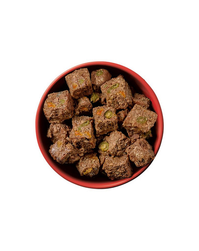 puszka 6 x 400g bogata w wołowinę z marchewką, fasolką i ziołami