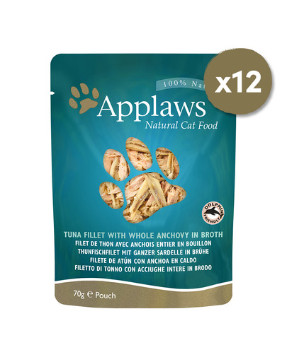 Applaws Pouch saszetki w bulionie dla kota 12 x 70 g