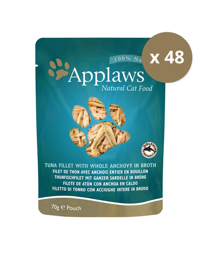 Applaws Pouch saszetki w bulionie dla kota 48 x 70 g