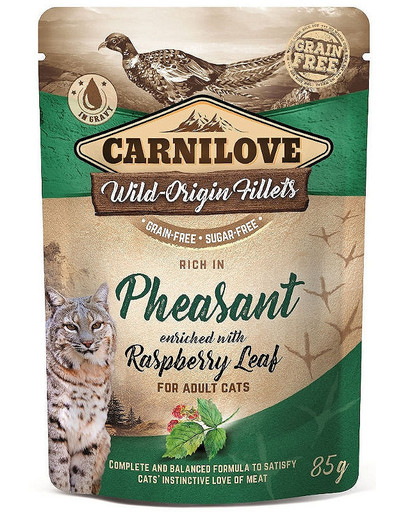 Pheasant & Raspberry leaves 24 x 85 g bażant i liście maliny