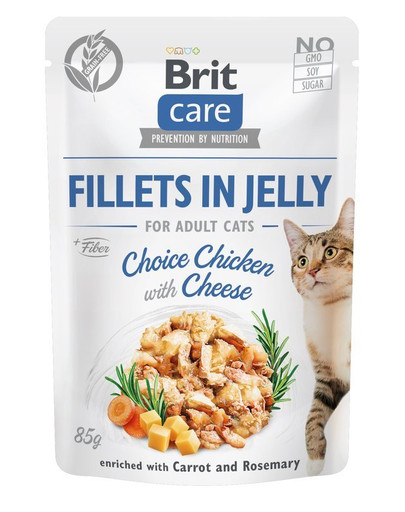 Care Fillets in Jelly Choice Chicken&Cheese 24 x 85 g Kurczak i ser