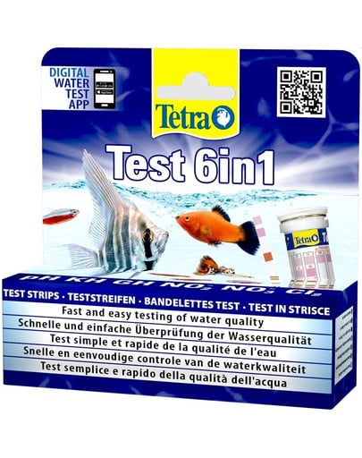 Test 6in1 10 strips Test paskowy jakości wody